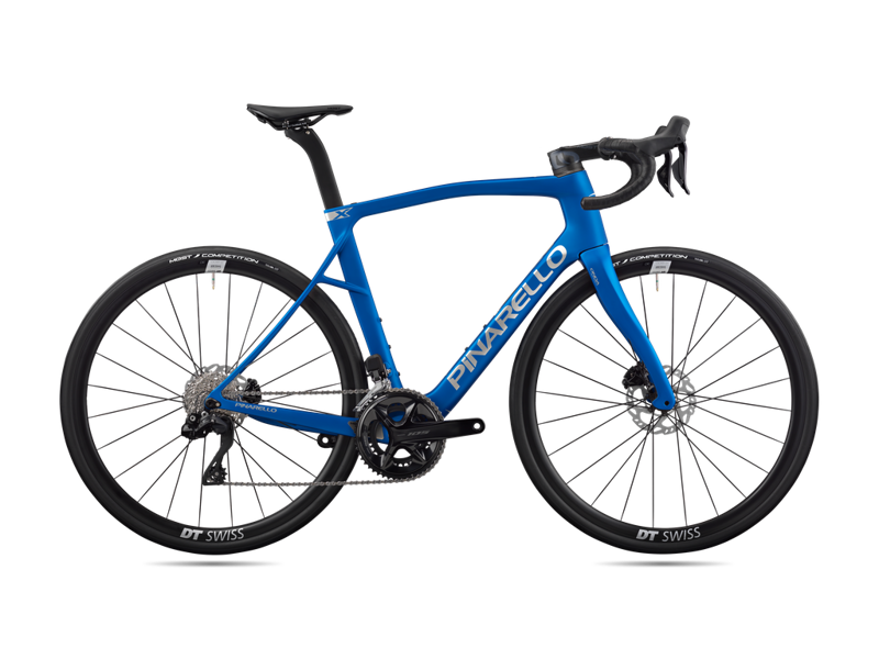 Pinarello X3 with Shimano 105 Di2 and DT Wheels : VICTORIA BLUE MATTE