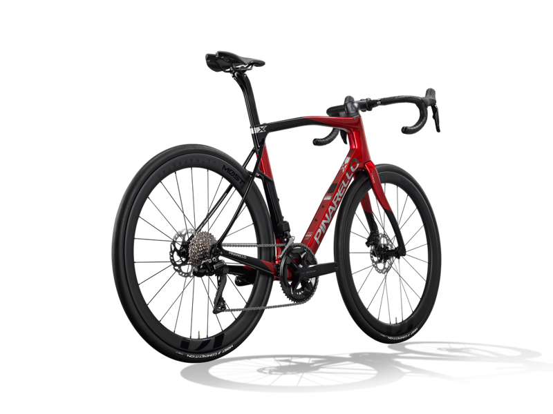 Pinarello X5 with Shimano 105 Di2 and MOST Carbon UF45 : STARRY RED-1