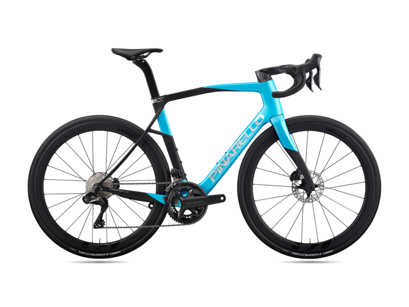 Pinarello X7 : Shimano ULTEGRA Di2 and MOST Carbon UF45 : LAGOON BLUE