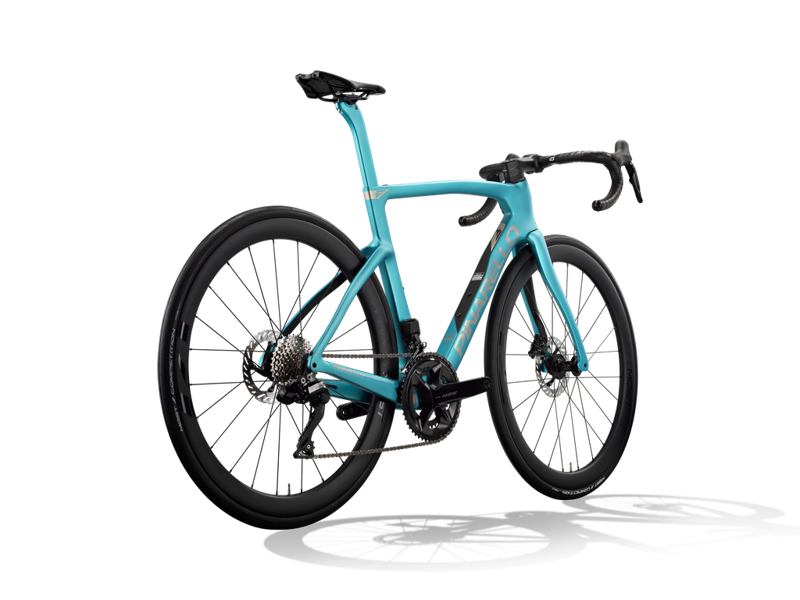 2027 Pinarello F5 105 Di2 + Ultrafast 45 Wheels : Azzurra Lumina
