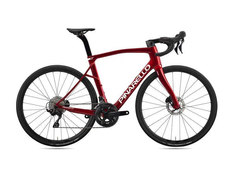 2027 Pinarello X1 with Shimano Wheels and 105 Groupset : Racing Red