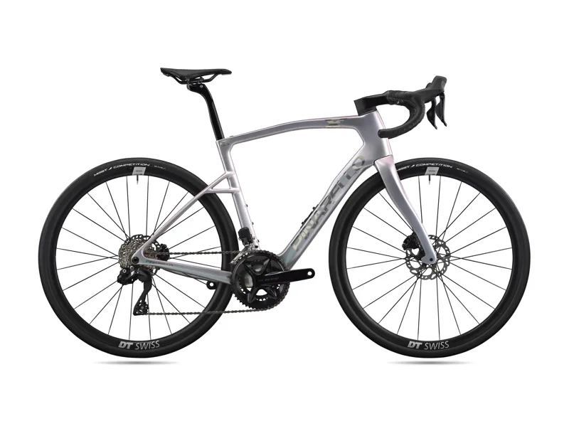 2027 Pinarello X3 with DT SWISS Wheels and 105 Di2: Interstellar Alloy