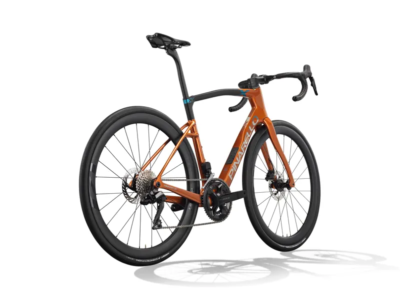 2027 Pinarello X5 with MOST UF45 wheels and 105 Di2 : Amber Trace-1