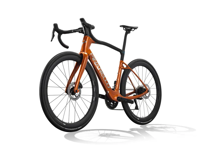 2027 Pinarello X5 with MOST UF45 wheels and 105 Di2 : Amber Trace-2