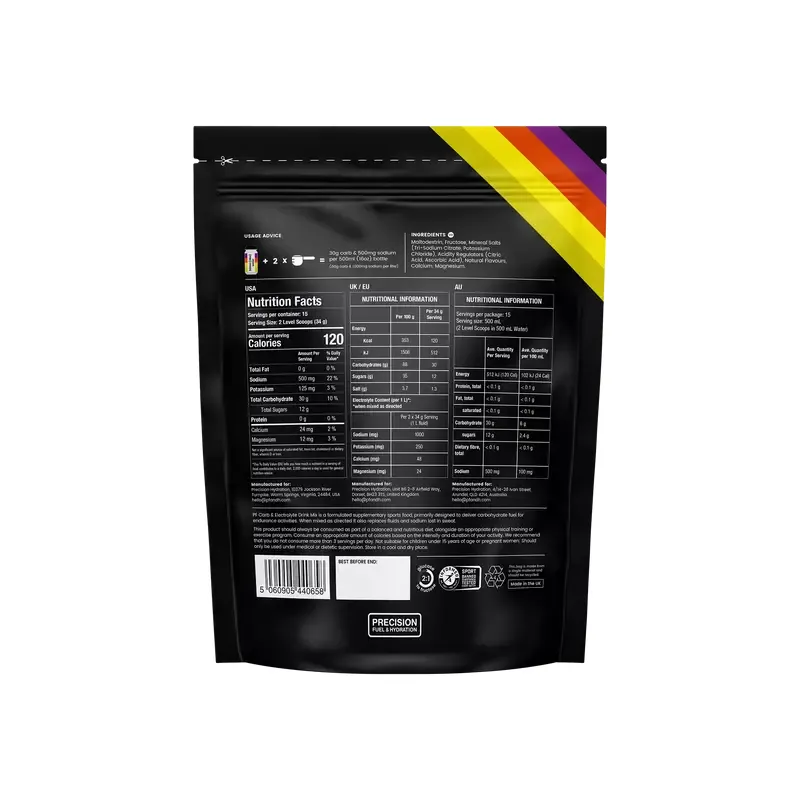 Precision CARB + ELECTROLYTE Drink Mix : BAG-1