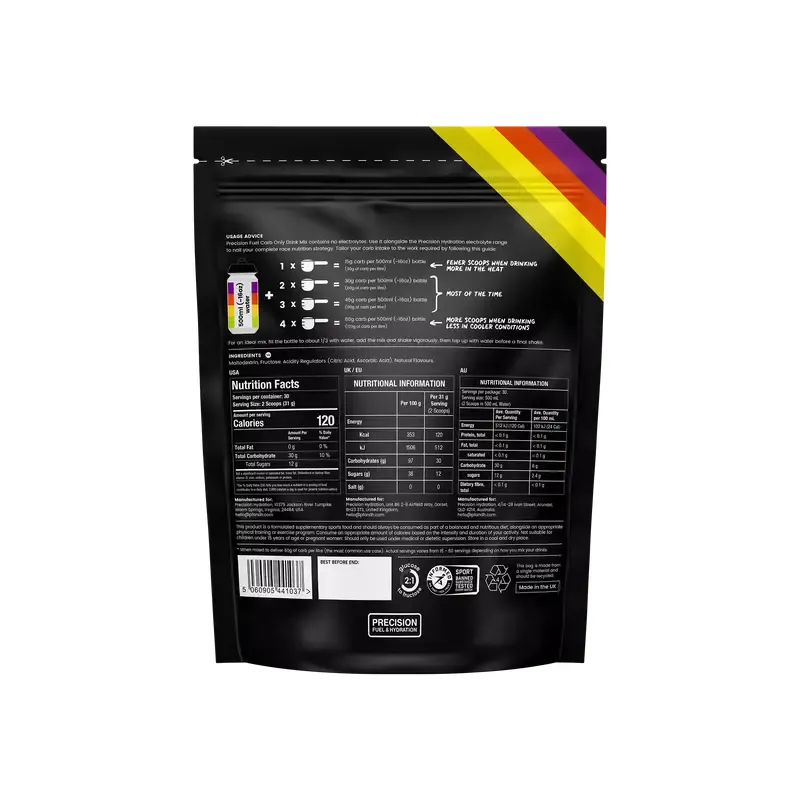 Precision CARB ONLY Drink Mix : BAG-1