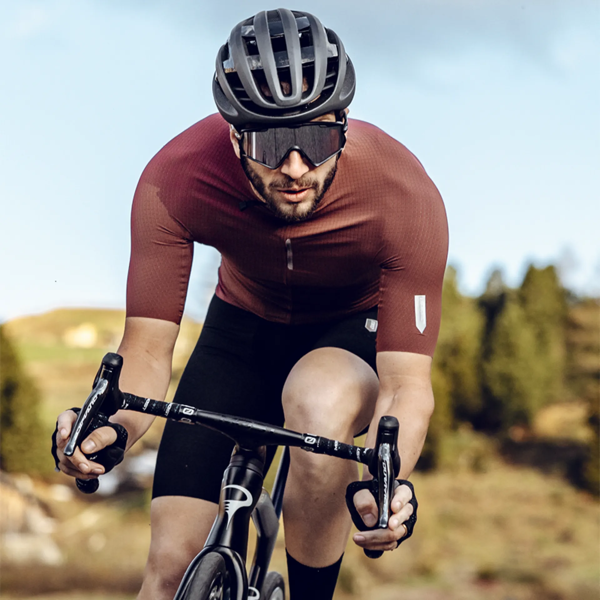 Q36.5 Pinstripe PRO Short Sleeve Jersey : SIENA