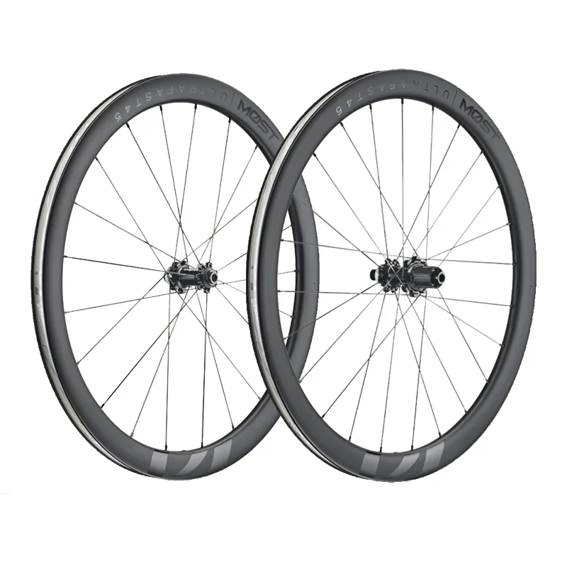 Most ULTRAFAST 45 DISC Tubeless Ready Carbon Wheels : SHIMANO