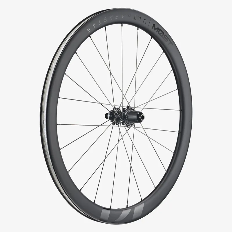 Most ULTRAFAST 45 DISC Tubeless Ready Carbon Wheels : SHIMANO-3