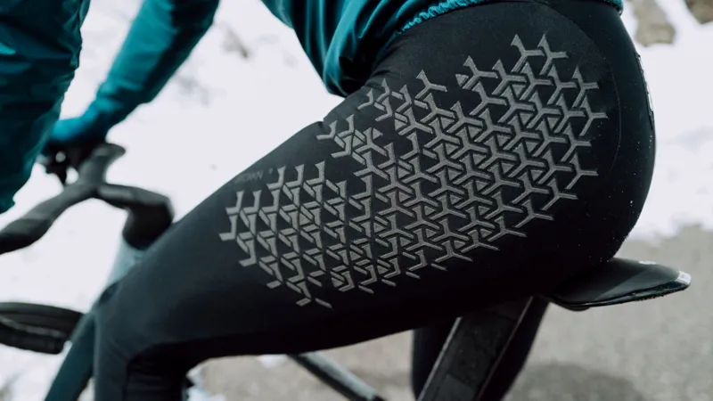 Q36.5 GRID SKIN Winter Bib Tights : Black-5