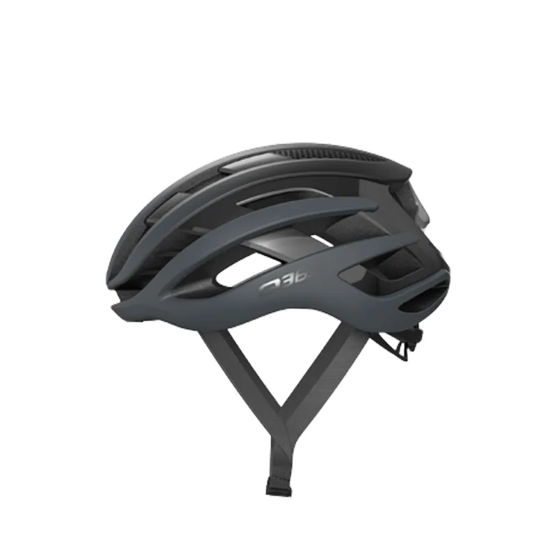 x ABUS AIRBREAKER Road Cycling Helmet TITANIUM