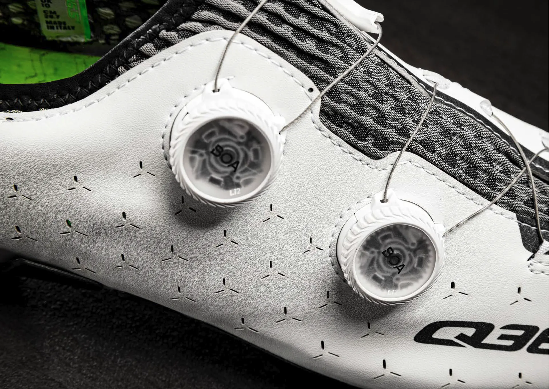 Q36.5 ユニークロード　ホワイト　EU42サイズ 26.5〜27.0cm Q36.5 UNIQUE Road Shoes in WHITE : Unisex Road Cycling Shoes