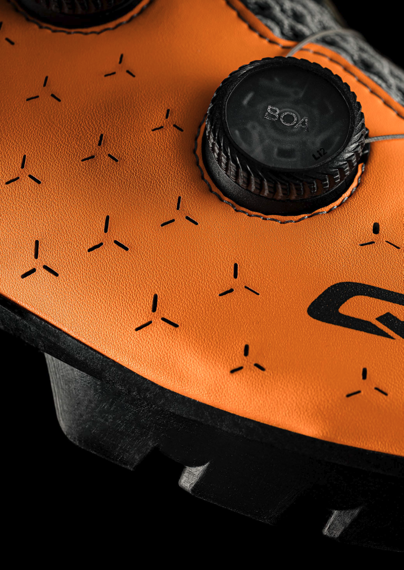 Q36.5 UNIQUE ROAD Shoes in MANGO Orange : Unisex Road Cycling Shoes-2