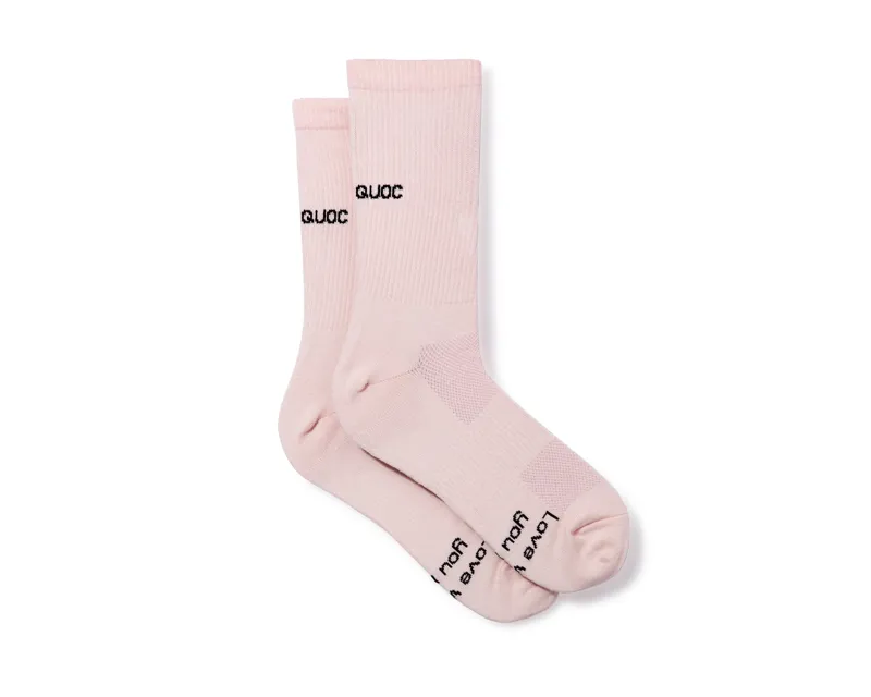 QUOC All-Road Socks : DUSTY PINK