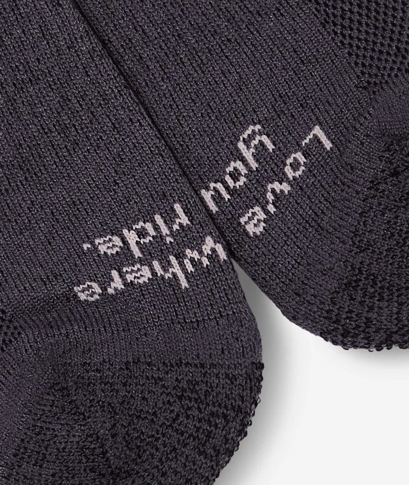 QUOC All Season Merino Wool Sock : CHARCOAL-2