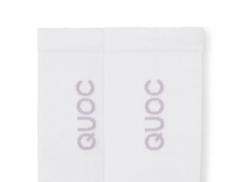 Quoc Pro Series Performance Road Socks II : WHITE-2