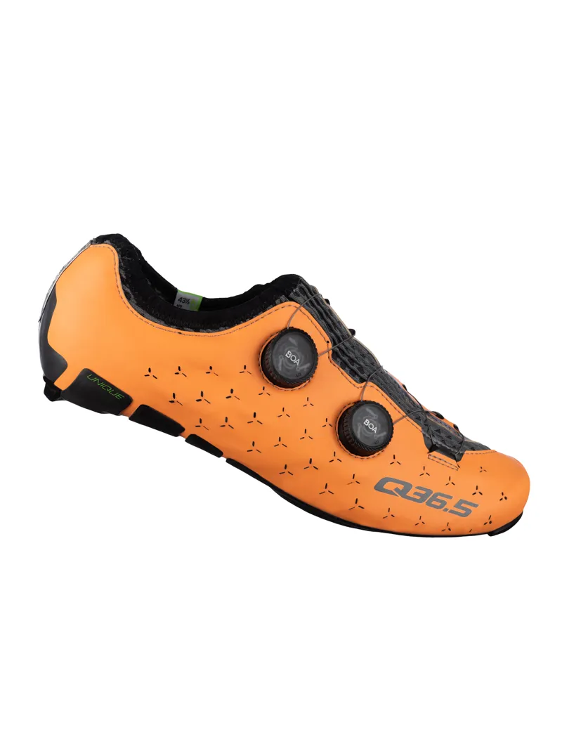 Q36.5 UNIQUE ROAD Shoes in MANGO Orange : Unisex Road Cycling Shoes-1