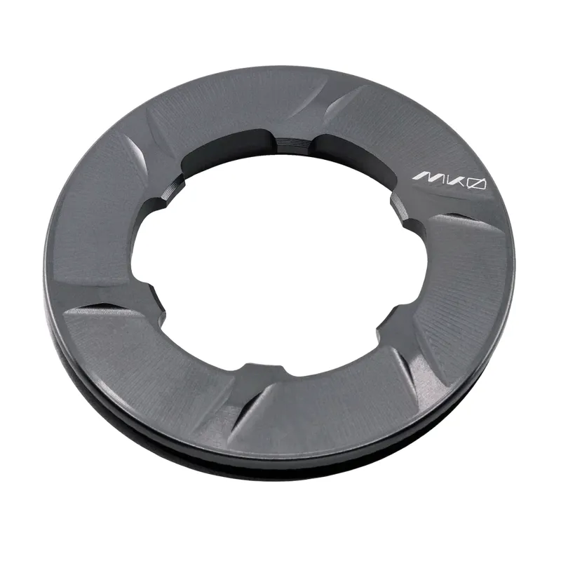 Wolf Tooth MKØ Centerlock Rotor Lockring INTERNAL Spline: Stealth Grey-1