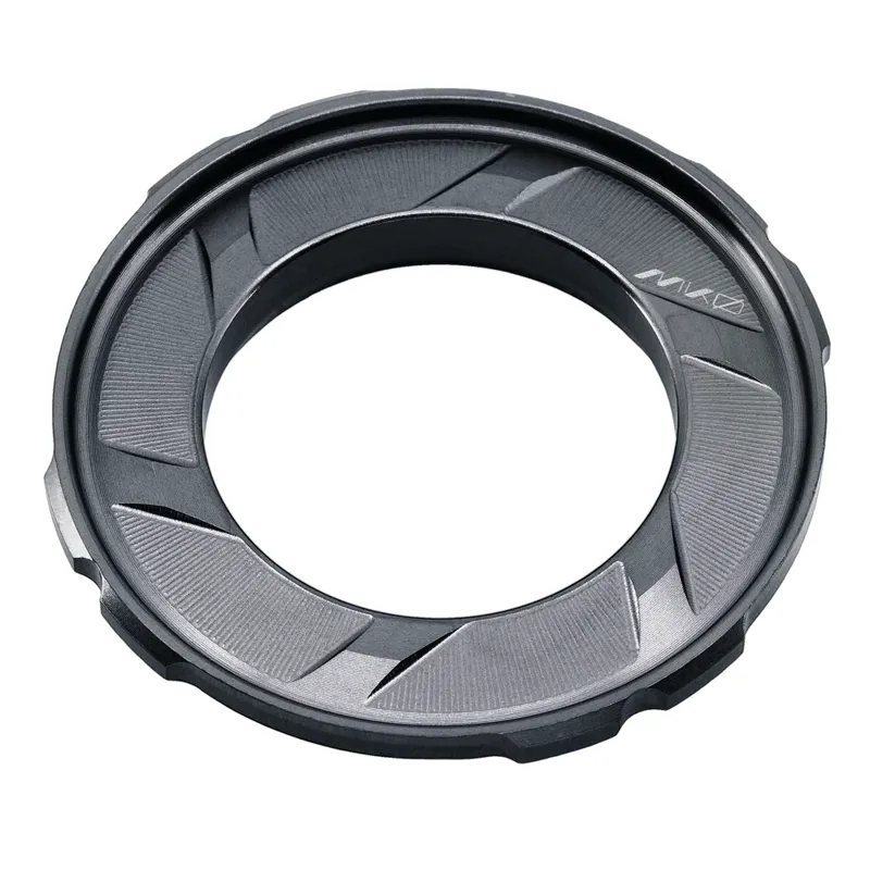 Wolf Tooth MKØ Centerlock Rotor Lockring External Spline: Stealth Grey-1