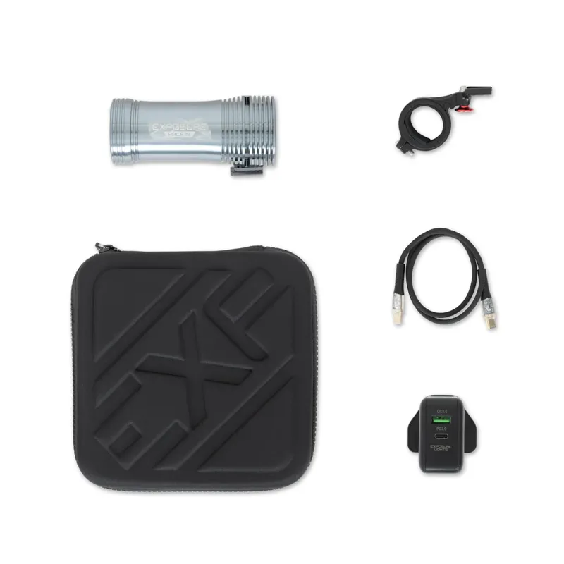 Exposure RACE MK19 Front Light : Gunmetal Black-1