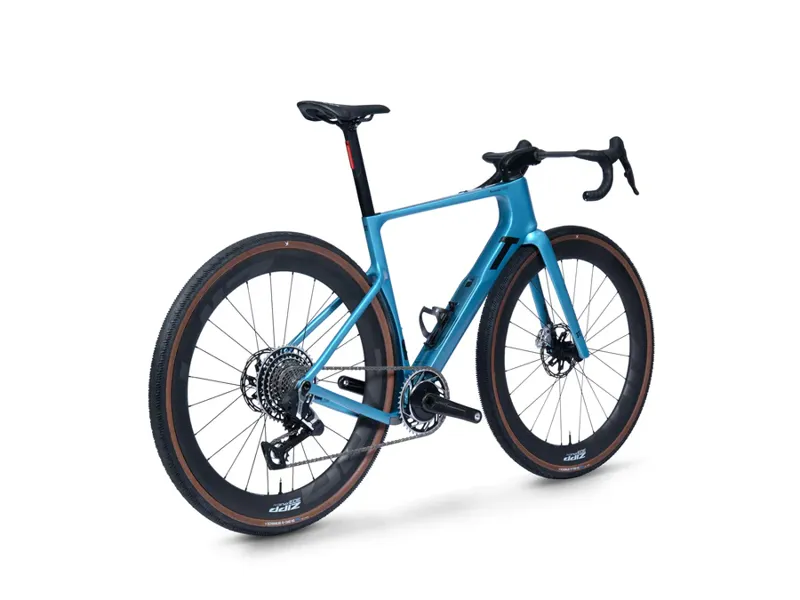 3T Racemax 2 ITALIA Gravel Race Bike : RED XPLR PWR : Brezza BLUE-2