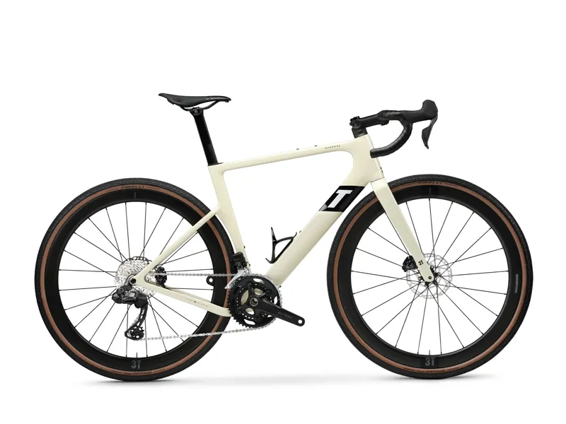 3T RACEMAX Integrale WPNT Gravel Race Bike : GRX Di2 : AVORIO White
