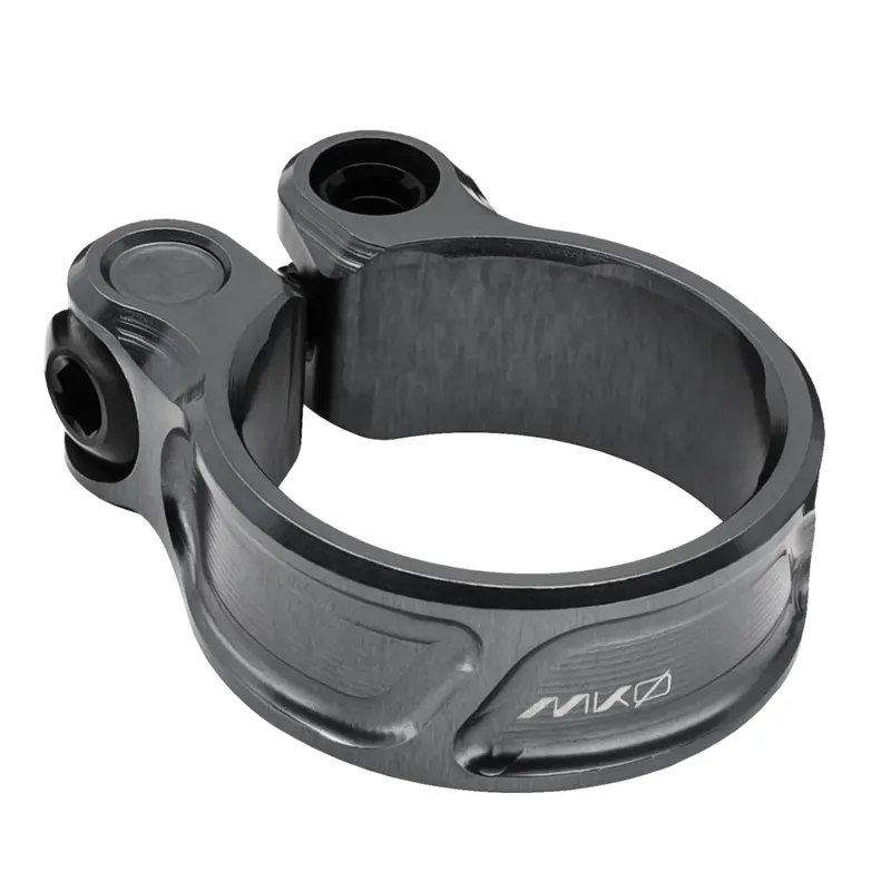 Wolf Tooth MKØ Seatpost Clamps with Ti Hardware in Stealth Grey-3