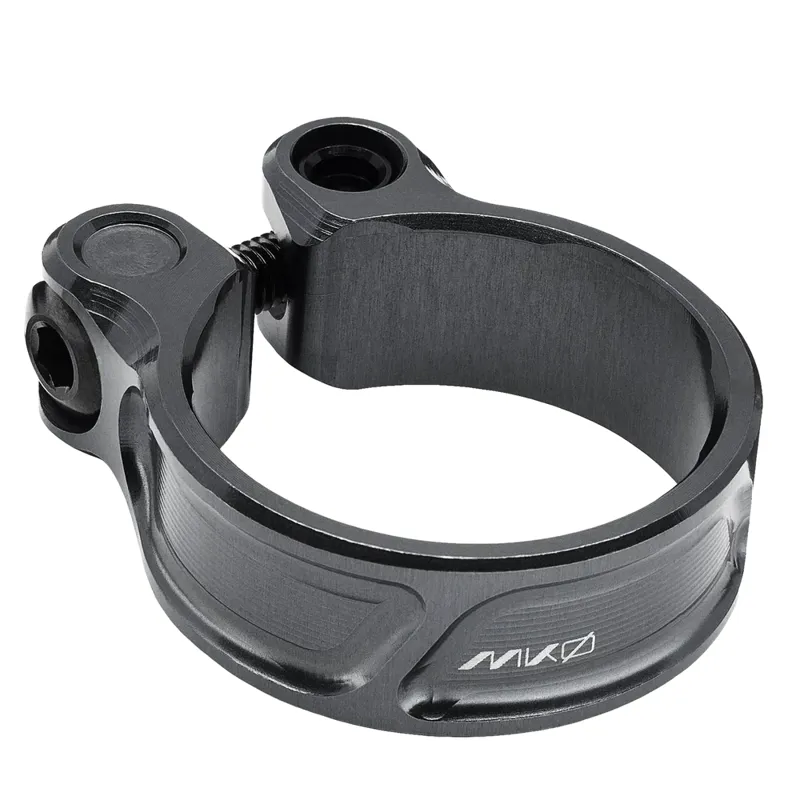 Wolf Tooth MKØ Seatpost Clamps with Ti Hardware in Stealth Grey-2