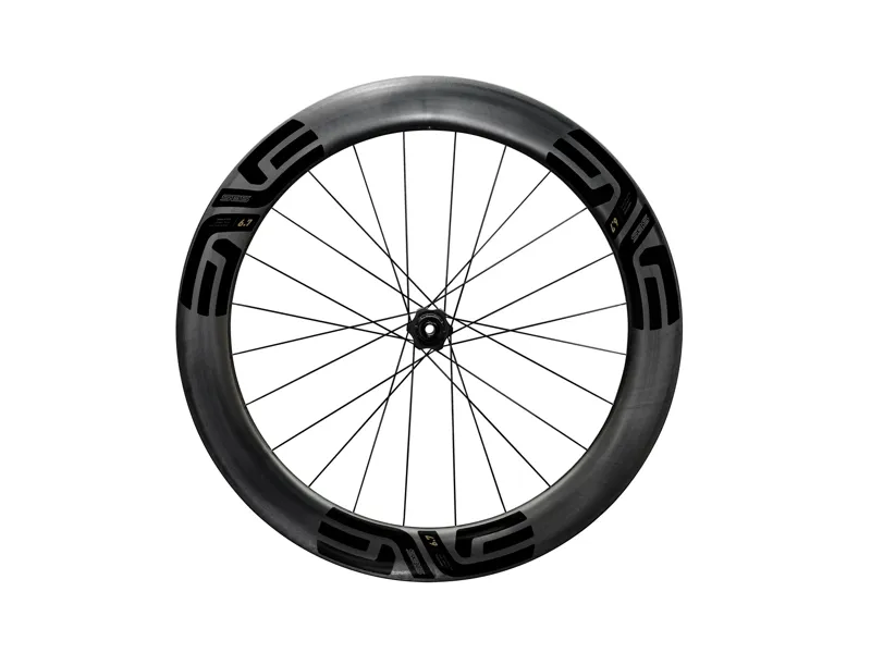 Enve SES 6.7 InnerDrive HOOKLESS Disc Road Wheels : Black Decals-2