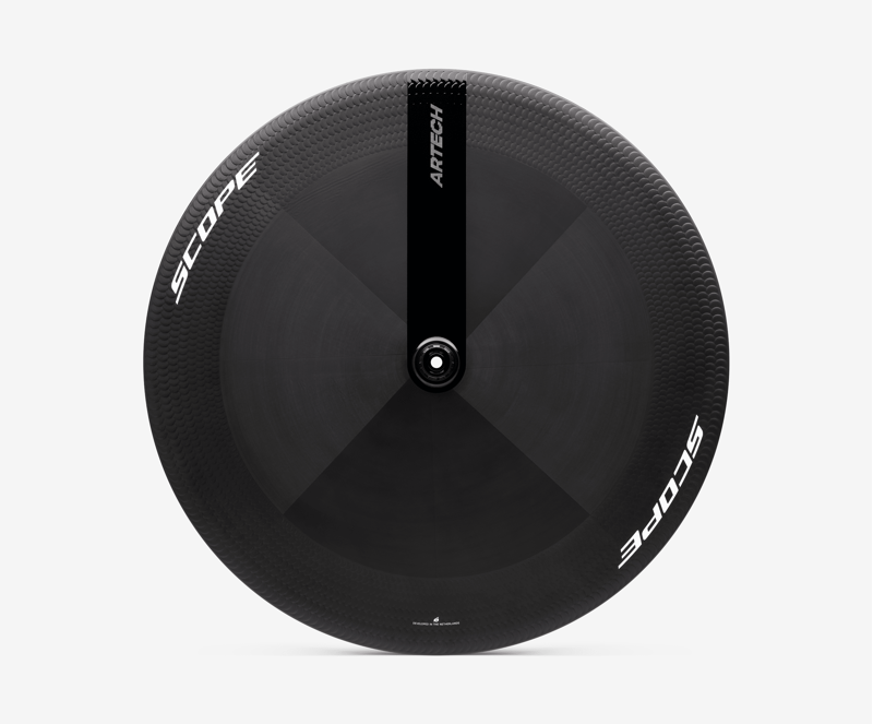 Scope ARTECH TT DISC Carbon Rear Wheel : White-1