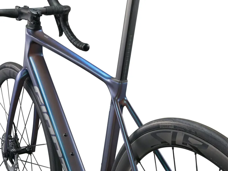 Giant TCR Advanced Pro 0 Di2 Road Bike In Ocean Twilight / Lightning-2