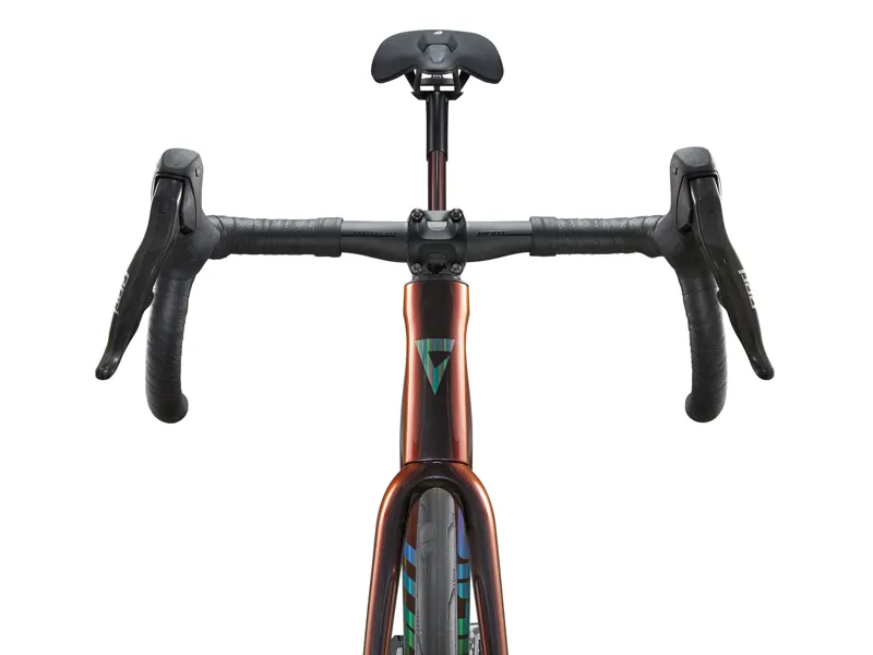 Giant TCR Advanced SL 0 Red Road Race Bike In Gloss Black Lava / Iris-11