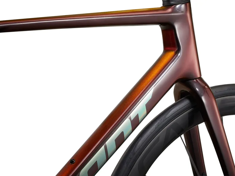 Giant TCR Advanced SL 0 Red Road Race Bike In Gloss Black Lava / Iris-8