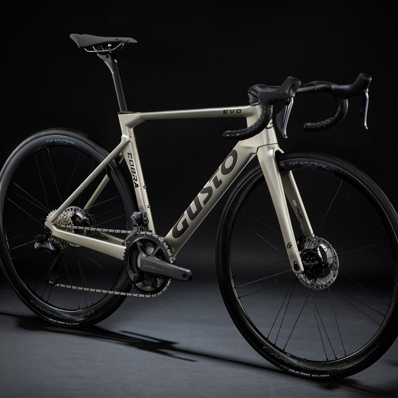 GUSTO Cobra EVO : ELITE ULTRA Carbon Road Bike in Grey