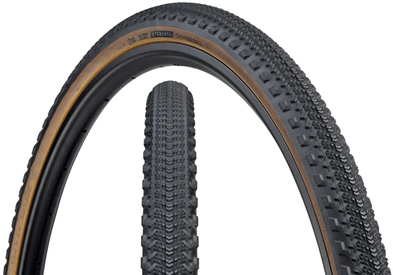 Teravail CANNONBALL Light and Supple TLR Gravel Tyres : 700C : TAN-2