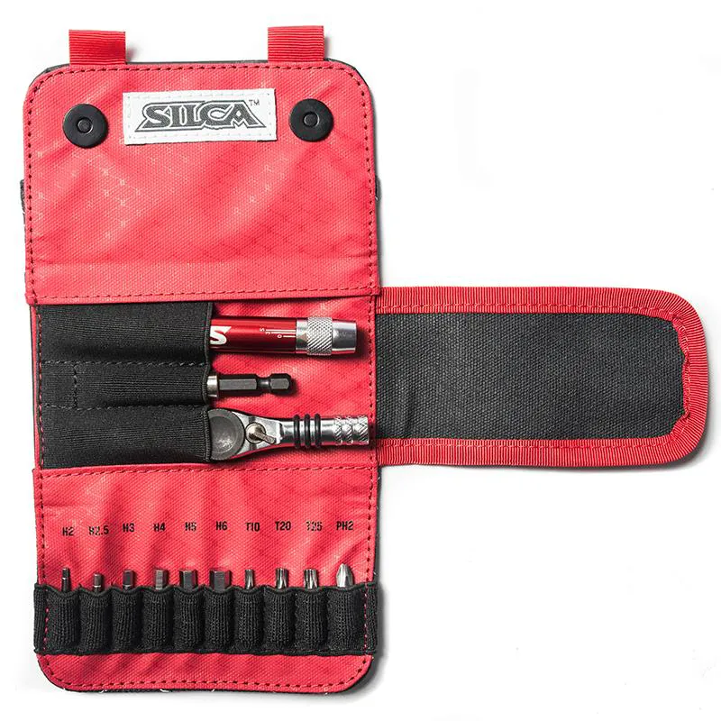 Silca T-Ratchet + Ti-Torque Kit : Multi Tool in Red-5
