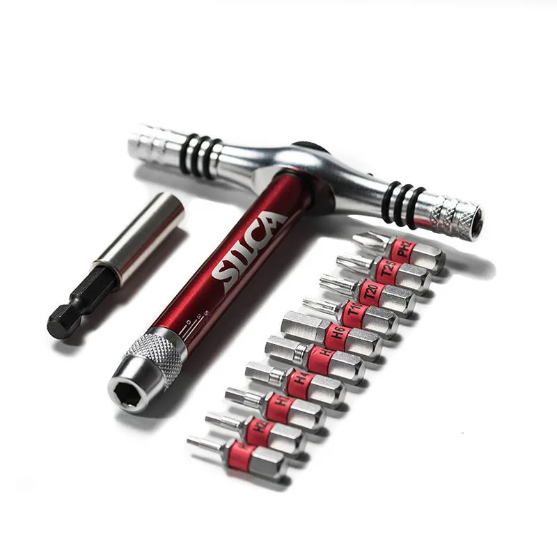 Silca T-Ratchet + Ti-Torque Kit : Multi Tool in Red-6