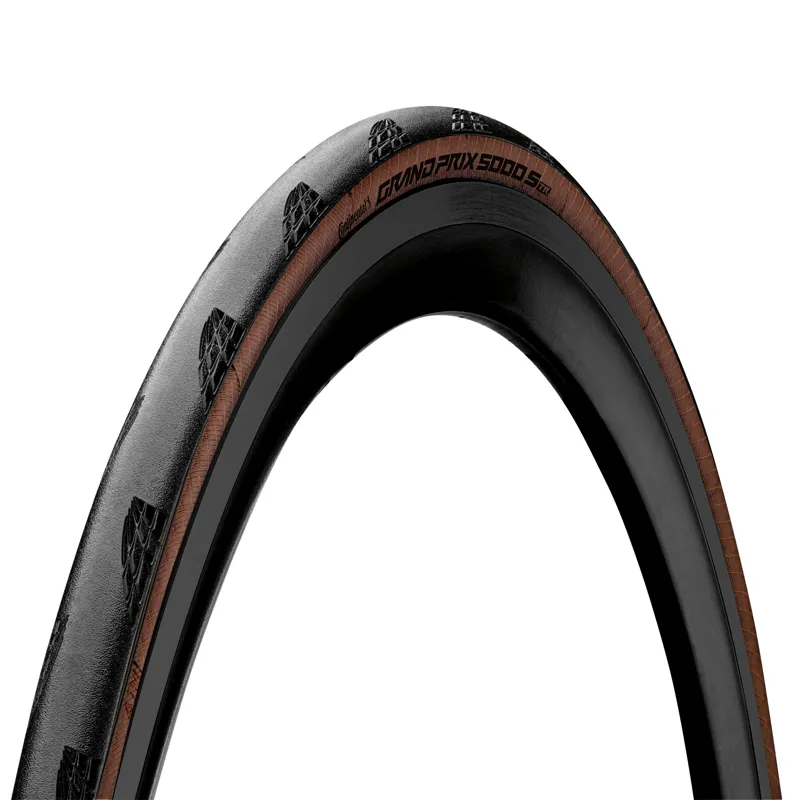 Continental Grand Prix 5000 S TR Tubeless Ready Tyres : BLACK/TAN