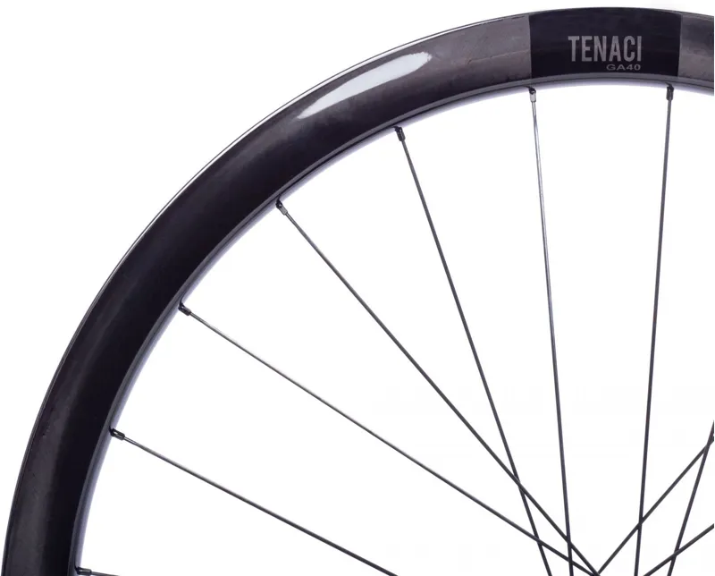 ERE Tenaci GA40 : 40mm Carbon GRAVEL Wheelset : Gloss Black-2
