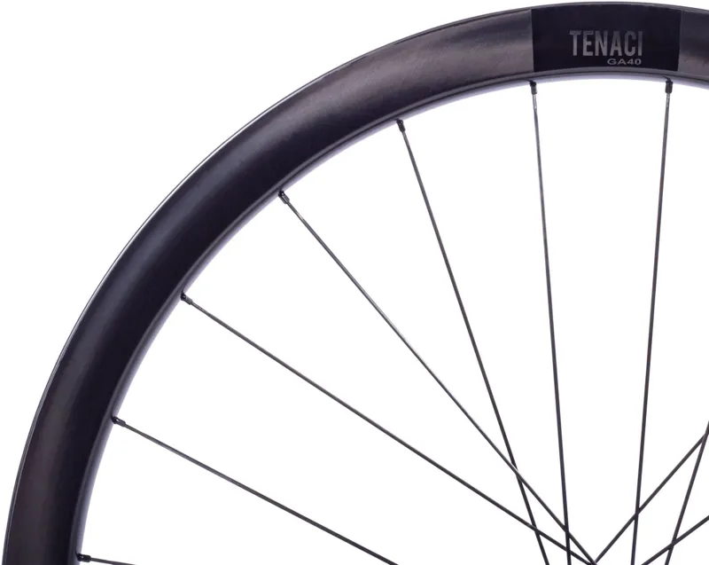 ERE Tenaci GA40 : 40mm Carbon GRAVEL Wheelset : Matte Black-2