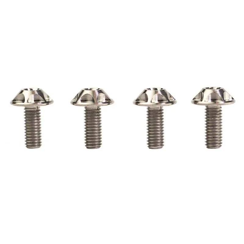Silca Set of 4 Titanium Bottle Cage Boss Bolts in Silver