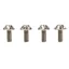 Silca Set of 4 Titanium Bottle Cage Boss Bolts in Silver