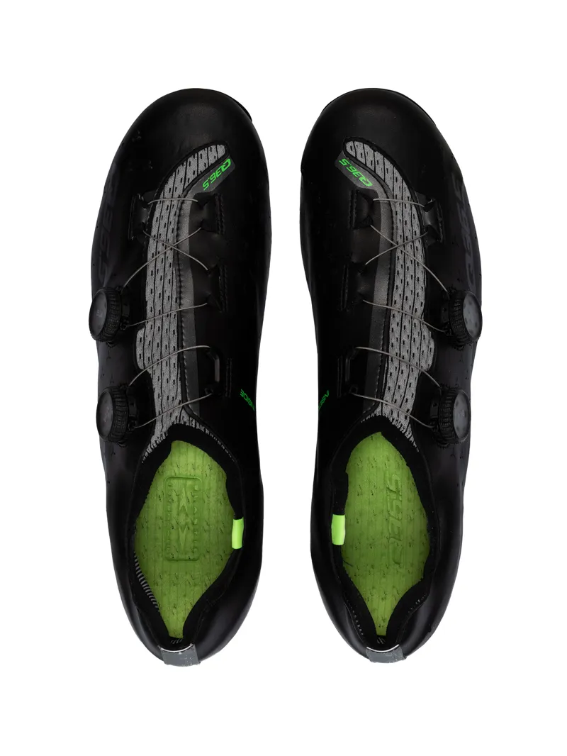 Q36.5 UNIQUE ROAD Shoes in BLACK : Unisex Road Cycling Shoes-2