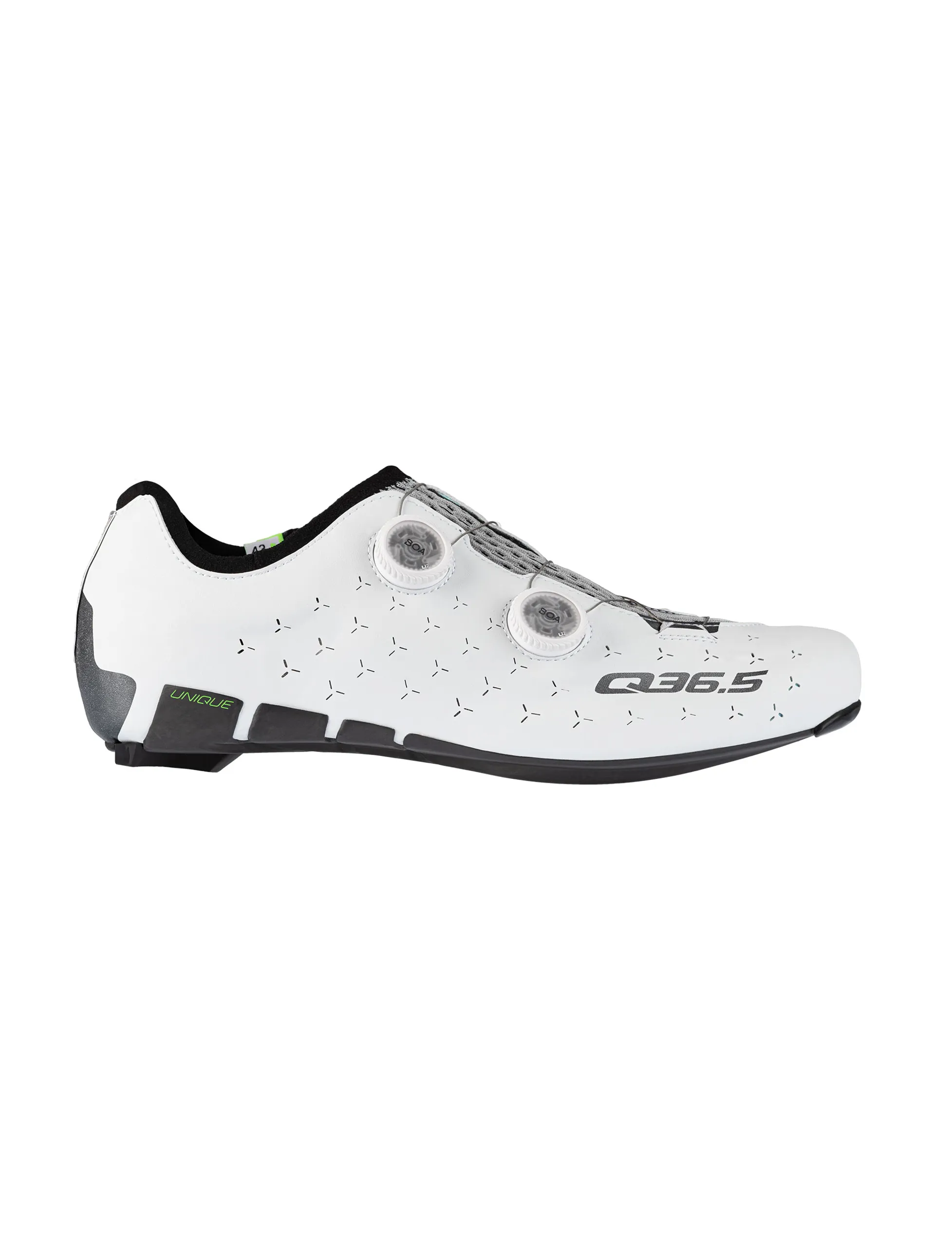 Q36.5 UNIQUE Road Shoes in WHITE : Unisex Road Cycling Shoes