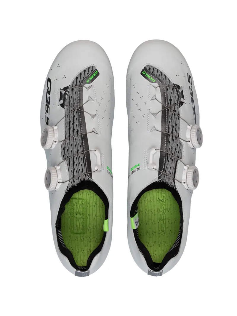 Q36.5 UNIQUE ROAD Shoes in WHITE : Unisex Road Cycling Shoes-3