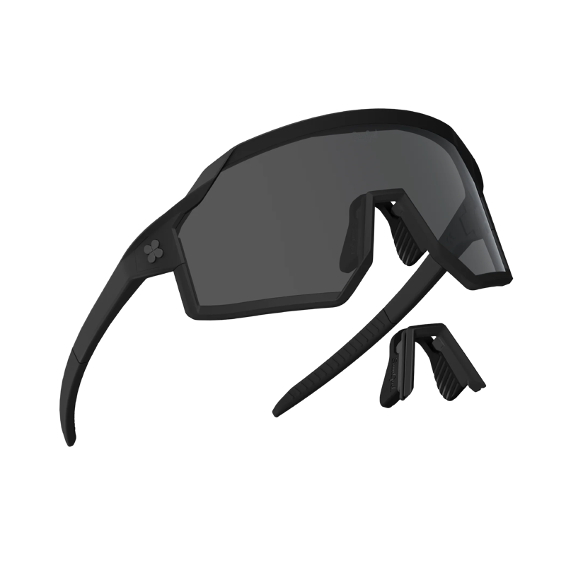 SunGod VULCANS FF Sunglasses : Matte Black with 8KO IRIS Smoke Lens