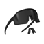 SunGod Vulcans FF Sunglasses : Matte Black with 8KO Smoke Lens
