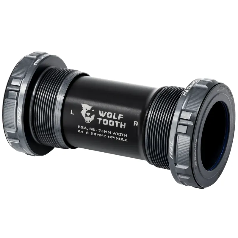 Wolf Tooth MKØ BSA Bottom Brackets : Stealth Grey-1