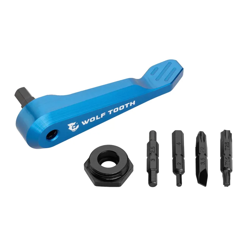 Wolf Tooth Axle Handle Multi-Tool in Blue