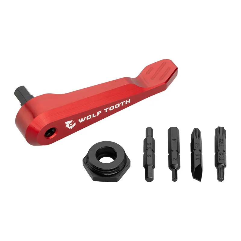 Wolf Tooth Axle Handle Multi-Tool in Red